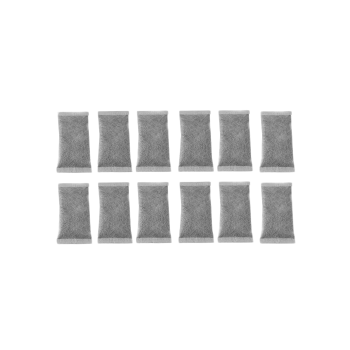Filtre à charbon actif, lot de 12 (approvisionnement annuel)