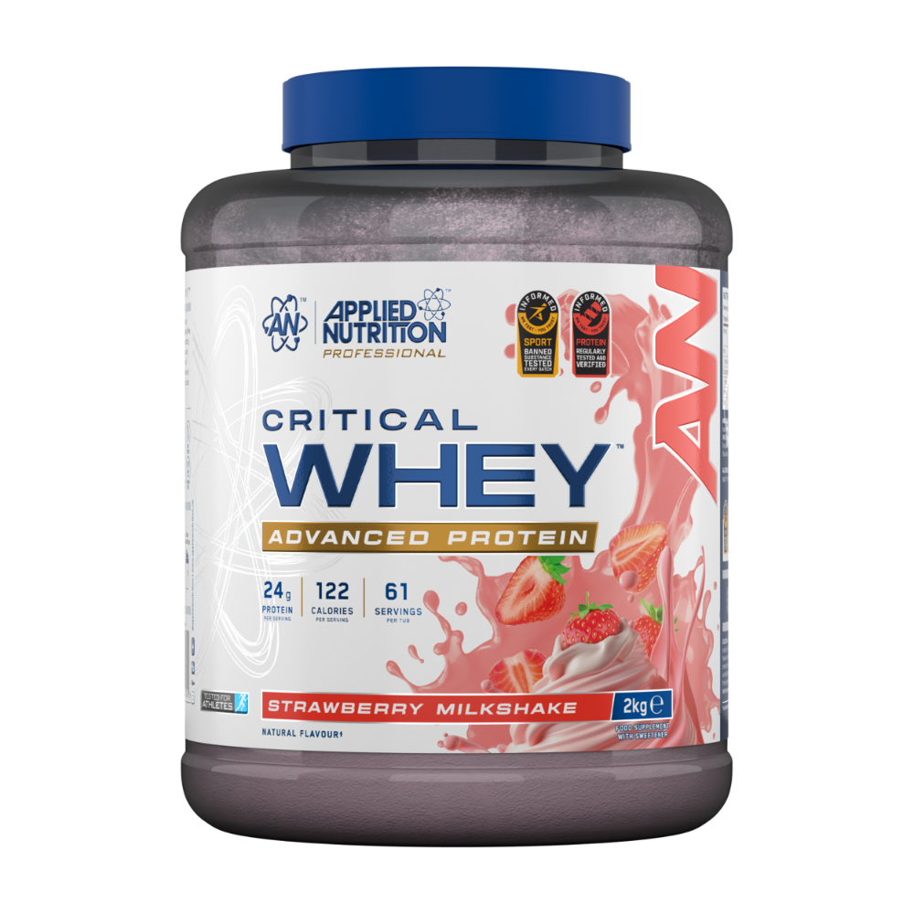 Critical Whey Protein, Erdbeer-Milchshake
