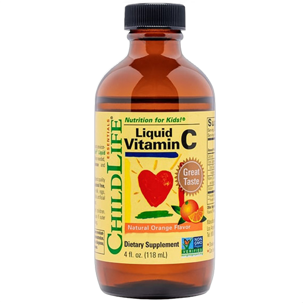 Vitamine C liquide, saveur orange