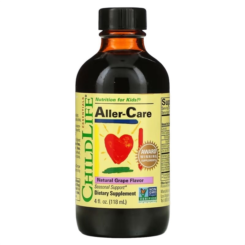 Aller-Care , Liquide. Saveur raisin
