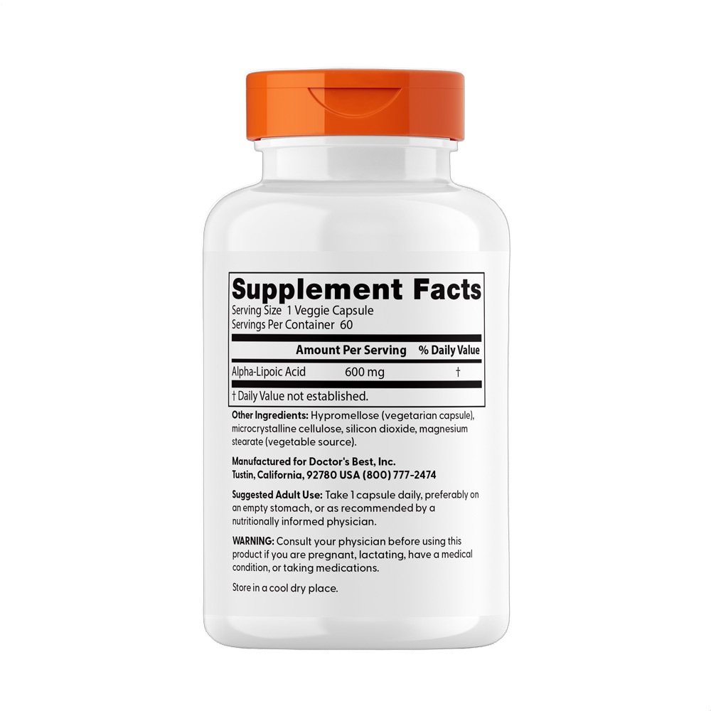 Alpha-Lipoic Acid, 600mg