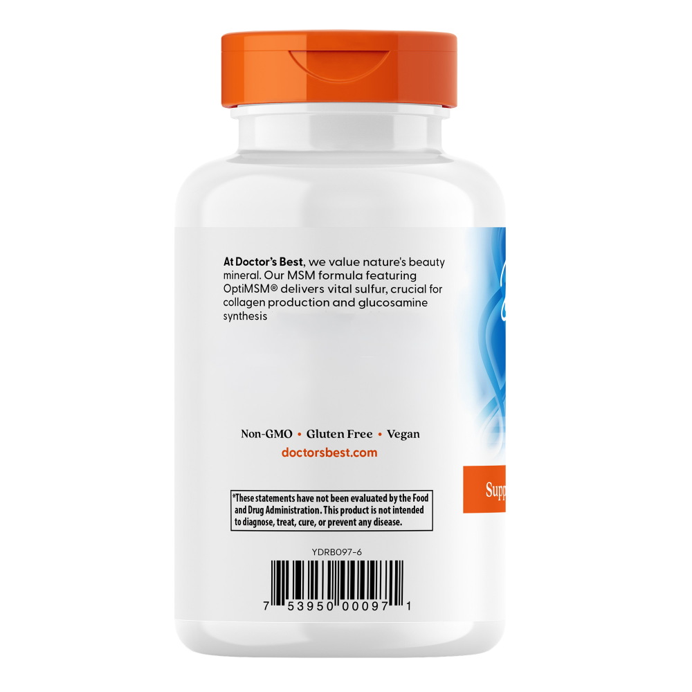 MSM con OptiMSM, 1.500 mg