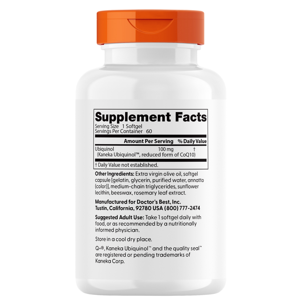 Ubiquinolo con Kaneka, 100 mg
