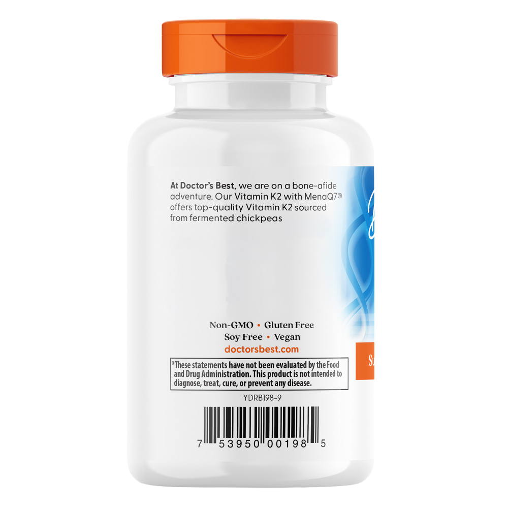 Vitamina K2 natural MK-7 con MenaQ7, 45 mg