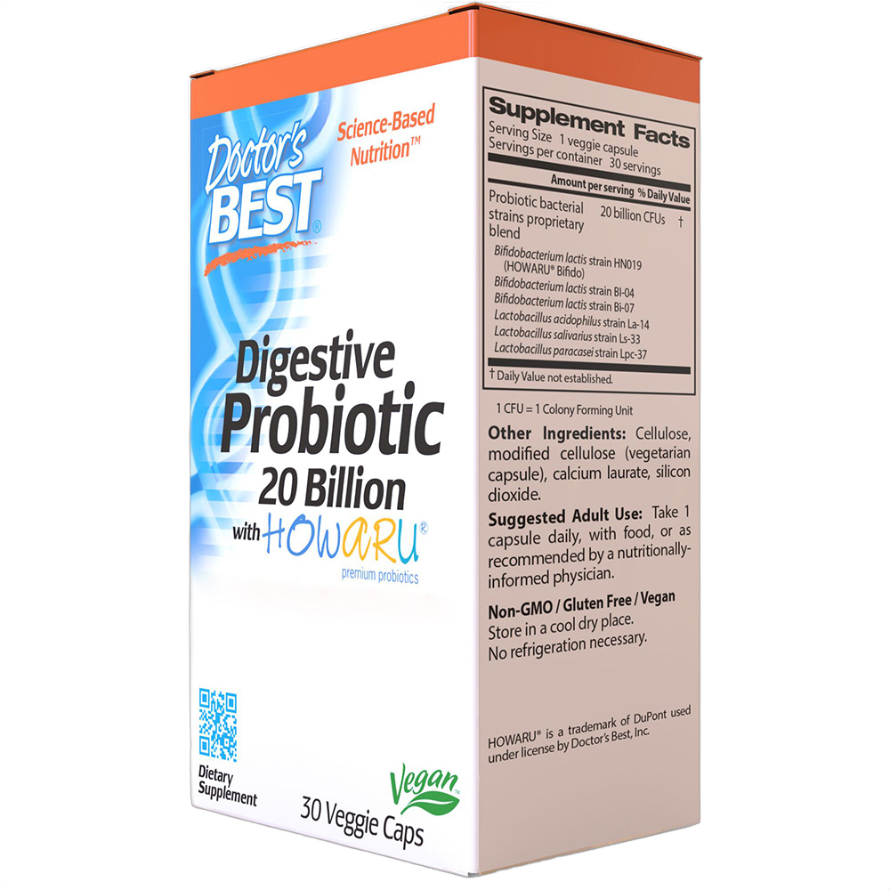 Probiotico digestivo 20 miliardi con Howaru®, 20 miliardi