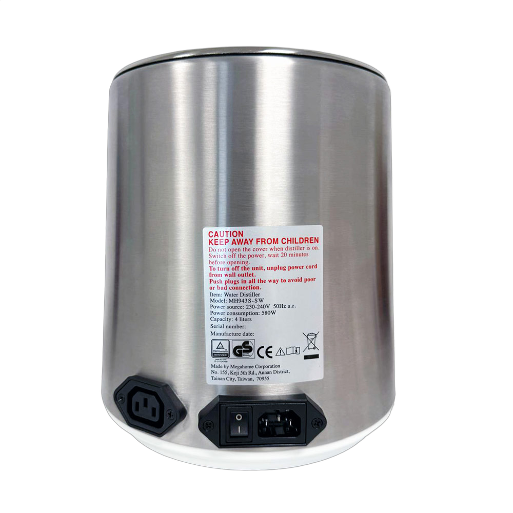 Chaudière en acier inoxydable (blanche)