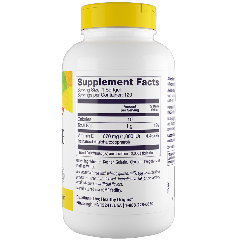 Vitamina E, 1.000 UI