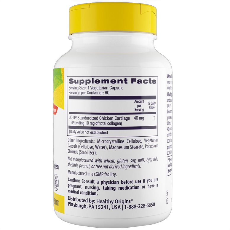 UC II, Colágeno tipo II sin desnaturalizar, 40 mg