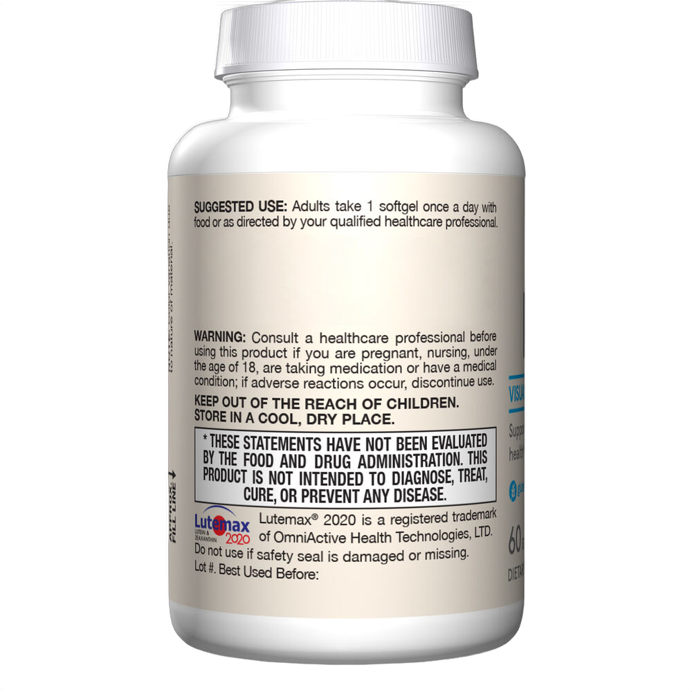 20 mg de lutéine et 4 mg de zéaxanthine