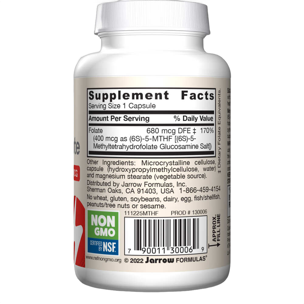 Folato metílico, 400 mcg