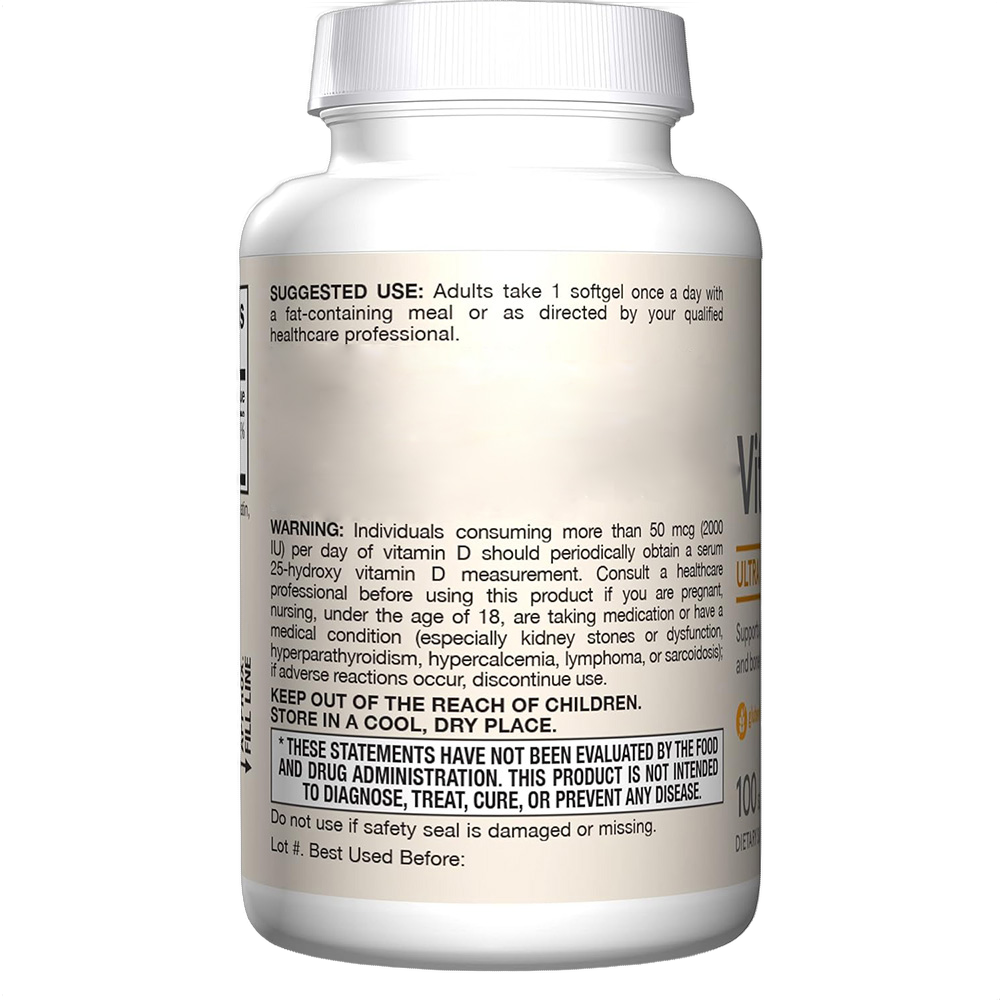 Vitamin D3, 62,5 mg (2.500 IE)