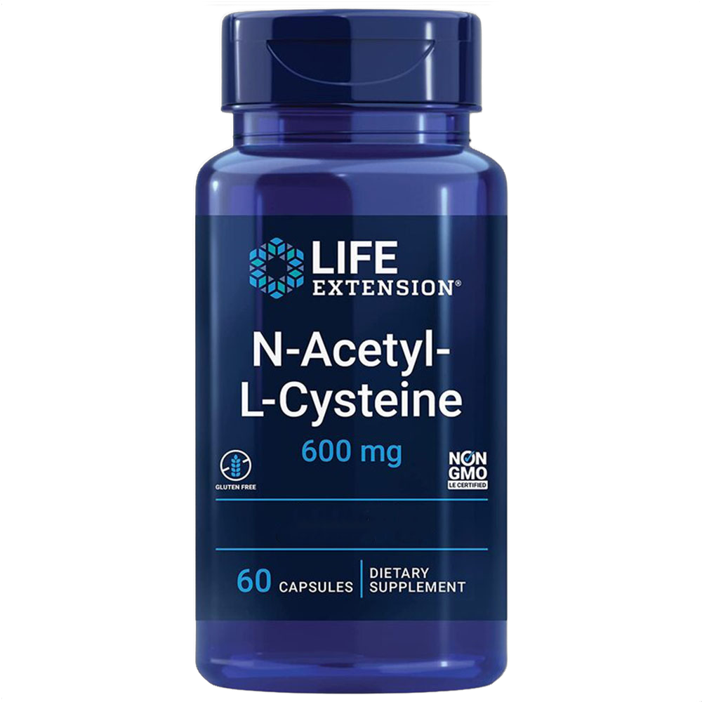 N-acetil-L-cisteína, 600 mg