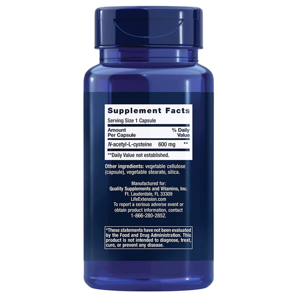 N-acetil-L-cisteina, 600 mg