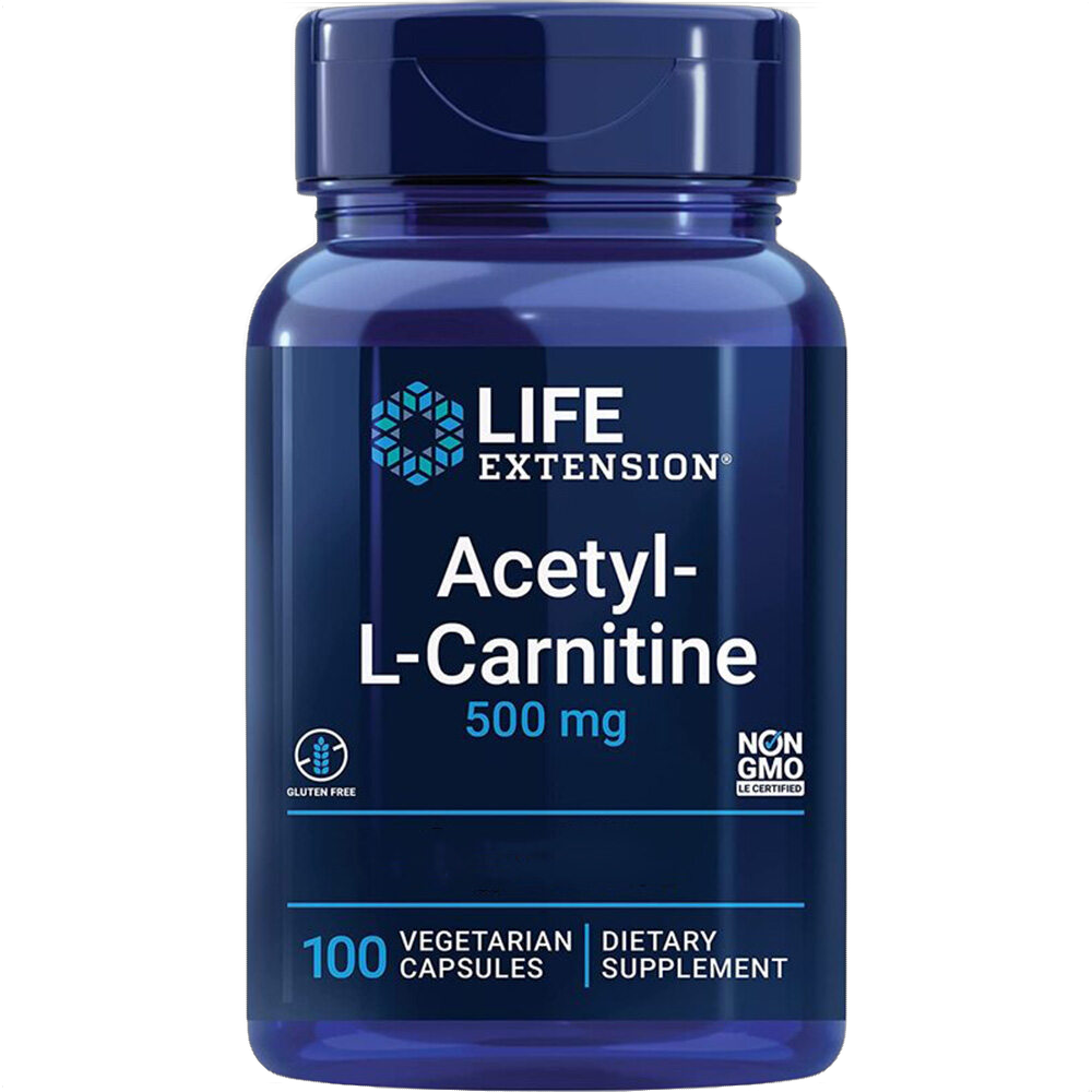 Acetyl-L-Carnitine, 500 mg