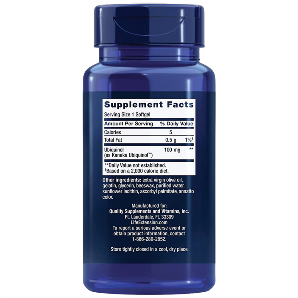 Super, Ubiquinolo CoQ10, 100 mg