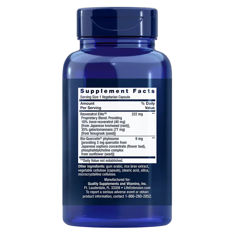 Optimized, Resveratrol Elite