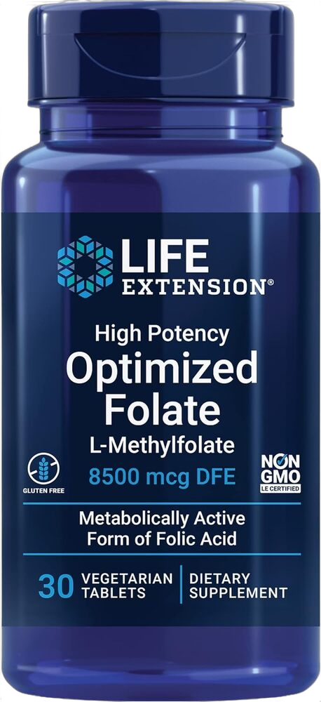 Folato ottimizzato ad alta potenza, 8.500 mg