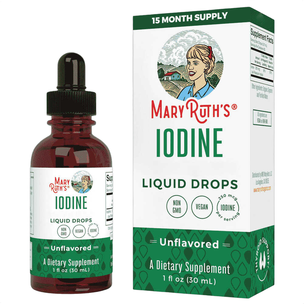 Gotas de yodo, sin sabor