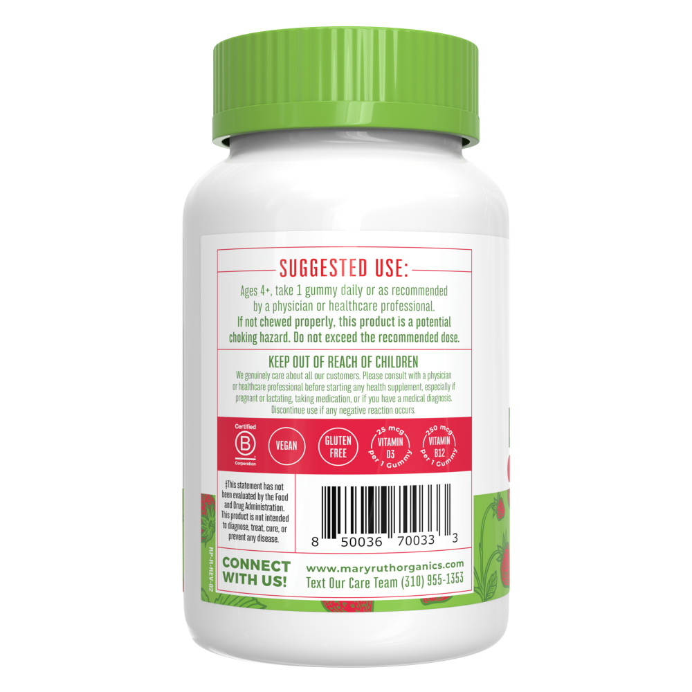 Vitamine D3+B12, saveur fraise
