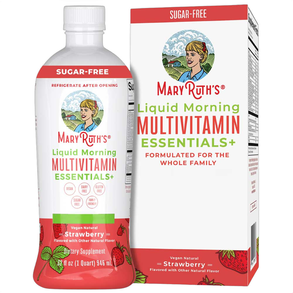Liquid Morning, Multivitamin Essentials+, Erdbeere