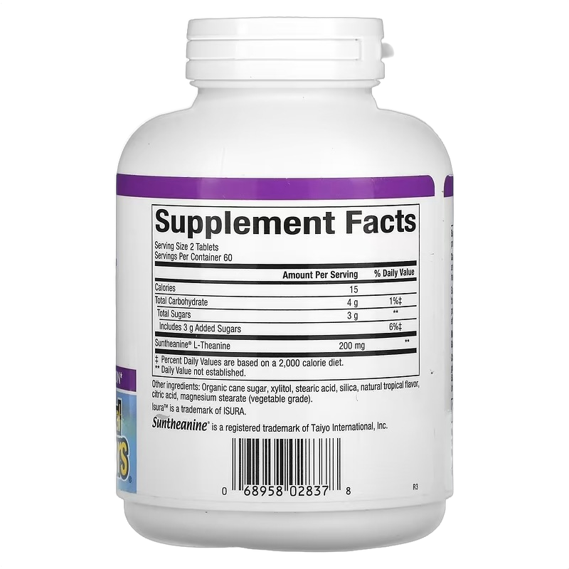 Stress-Relax Suntheanine L-Theanine, 100mg