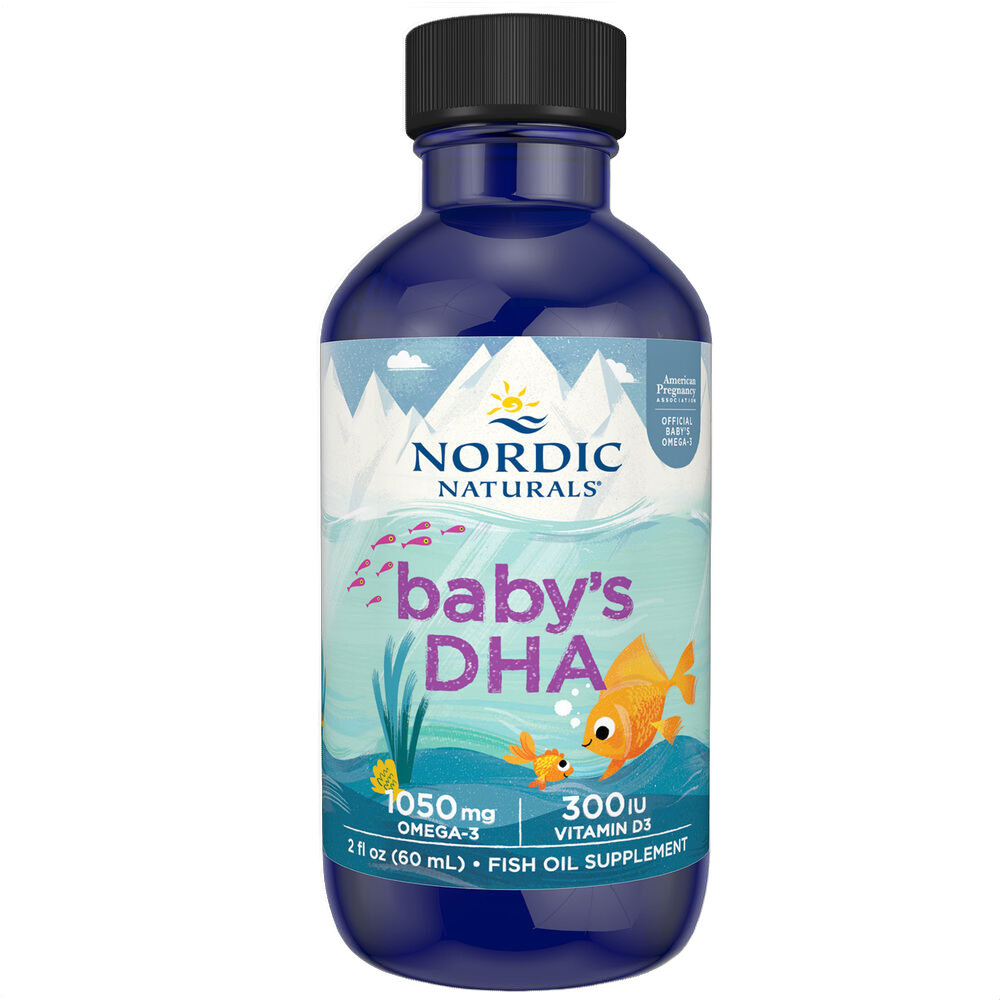 Baby's DHA, (DHA per neonati) Omega 3 con vitamina D3, 1.050 mg