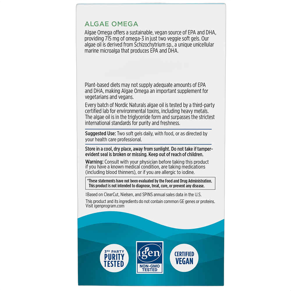 Algae Omega-3, 715 mg