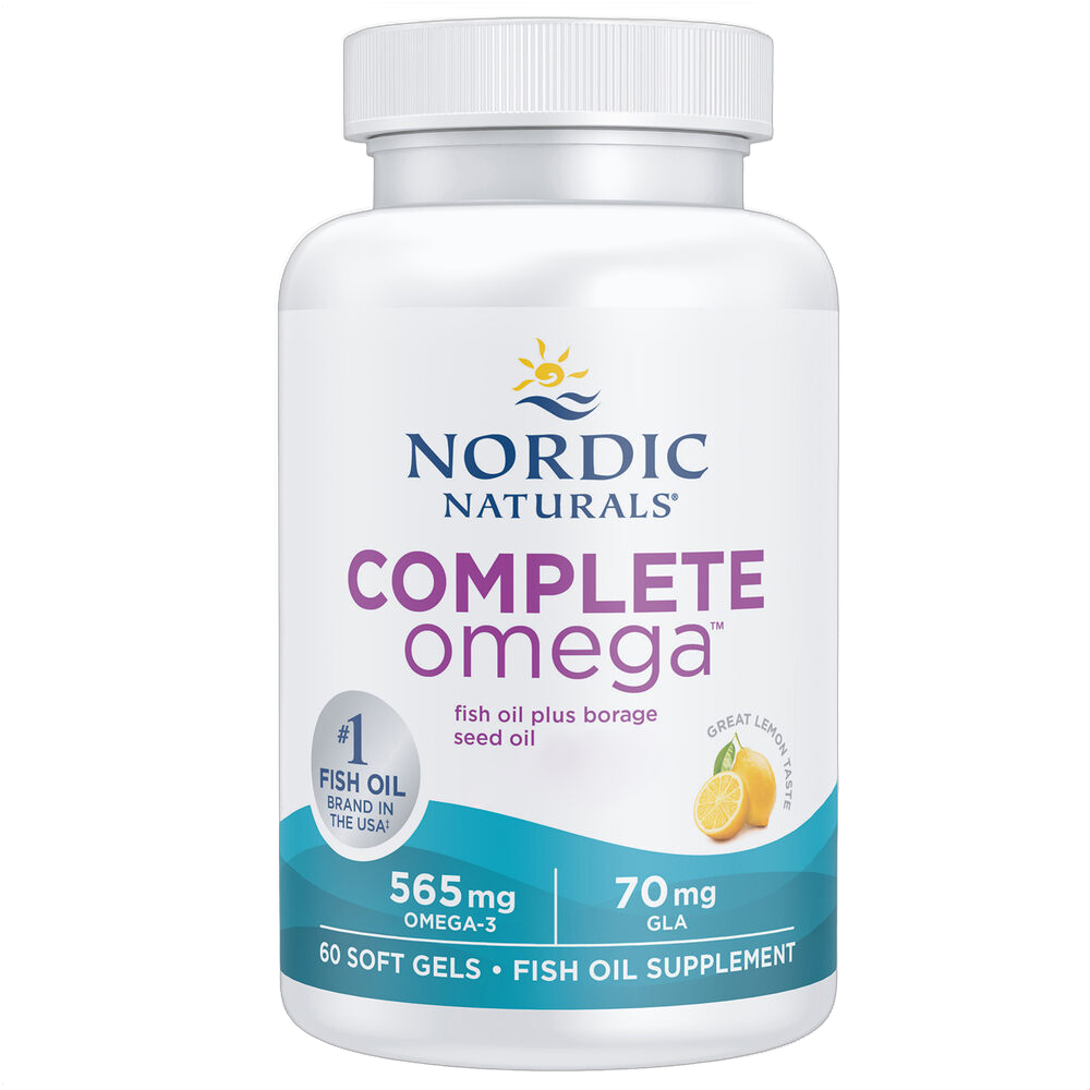 Complete Omega-D3, Olio di pesce Omega-3, Limone