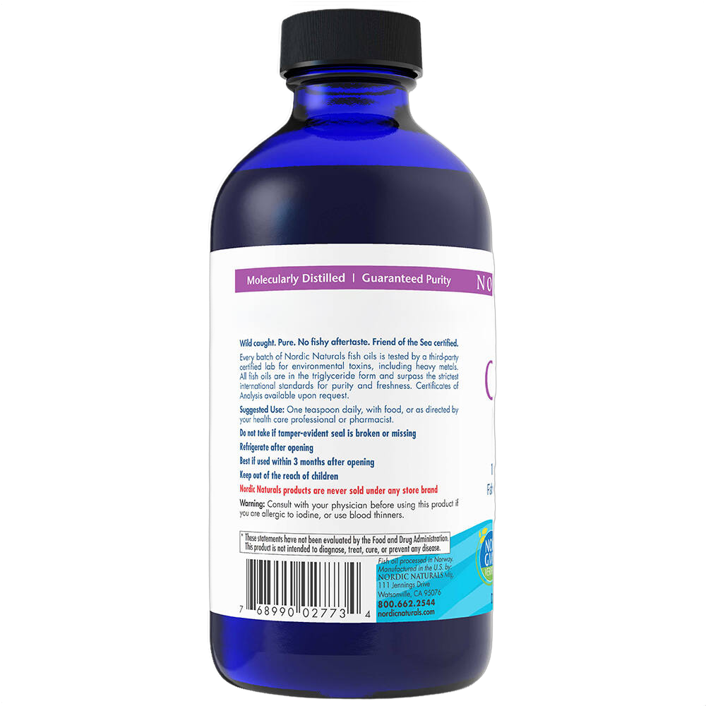 Complete Omega, Aceite de pescado omega-3, sabor a limón