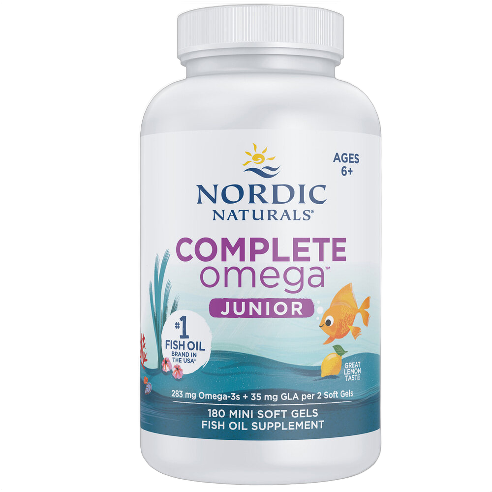 Complete Omega Junior, Huile de poisson oméga-3, saveur citron