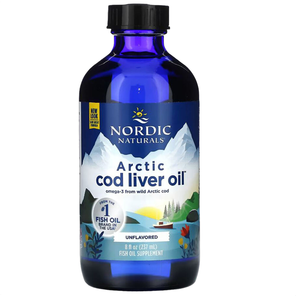 Arctic Cod Liver Oil, (olio di fegato di merluzzo), 1.060 mg di omega-3