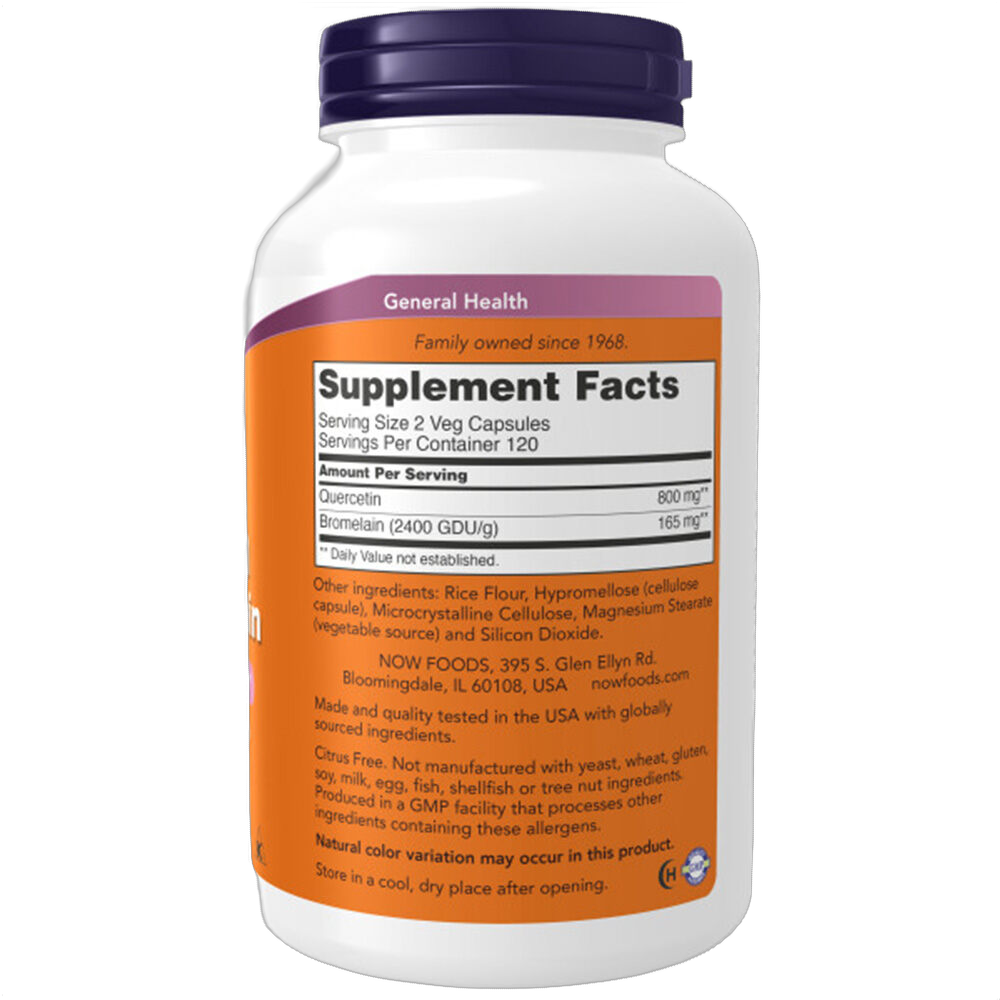 Quercetin with Bromelain