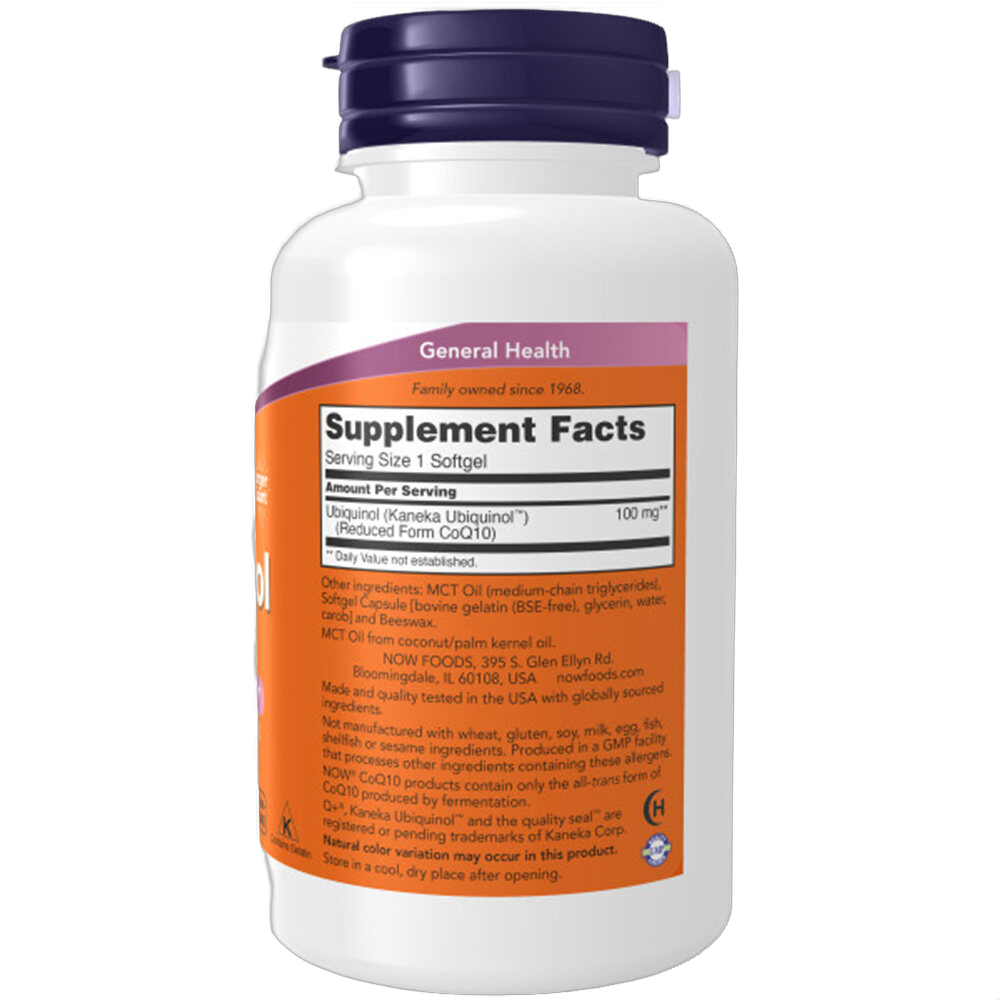 Ubiquinol, 100mg