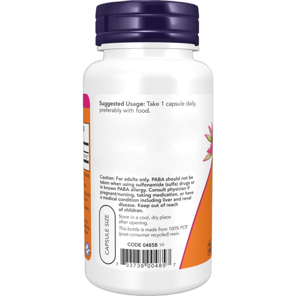 PABA (acide para-aminobenzoïque), 500 mg