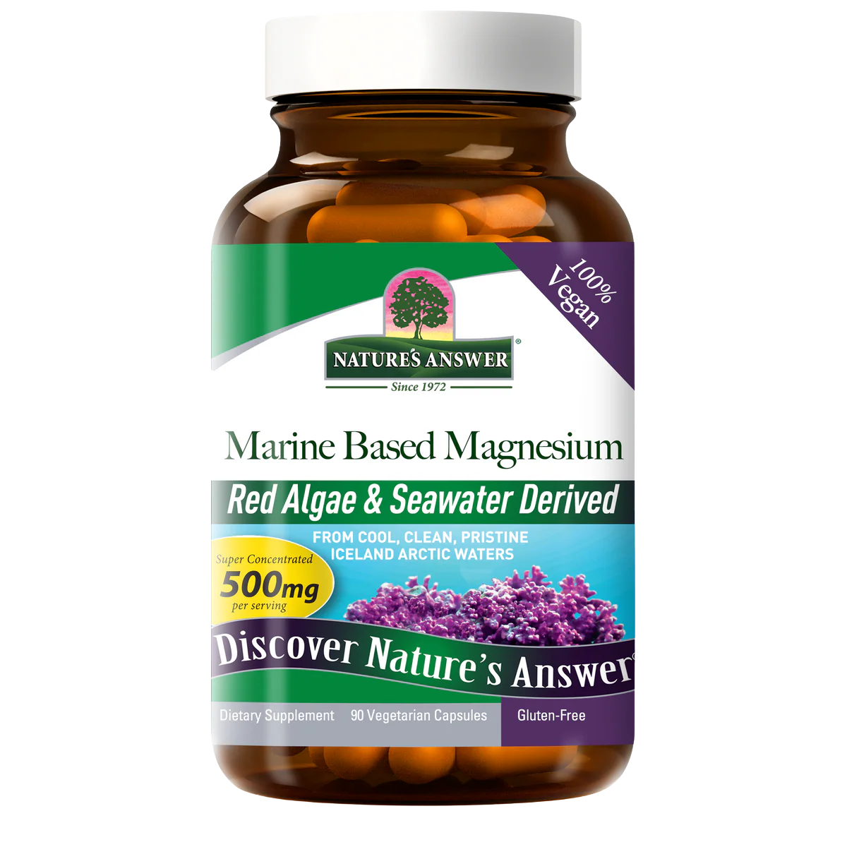 Magnesio di origine marina, 500 mg
