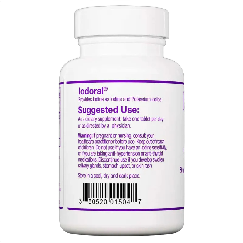 Iodoral, IOD-50, Iode/iodure de potassium haute puissance, 50 mg