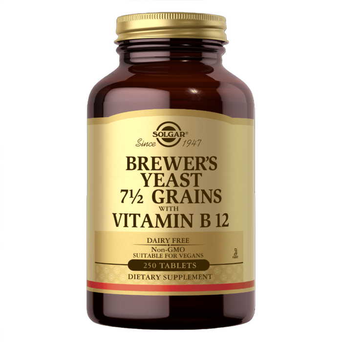 Brewer's Yeast, (Lievito di birra) 7 1/2 grani con vitamina B12