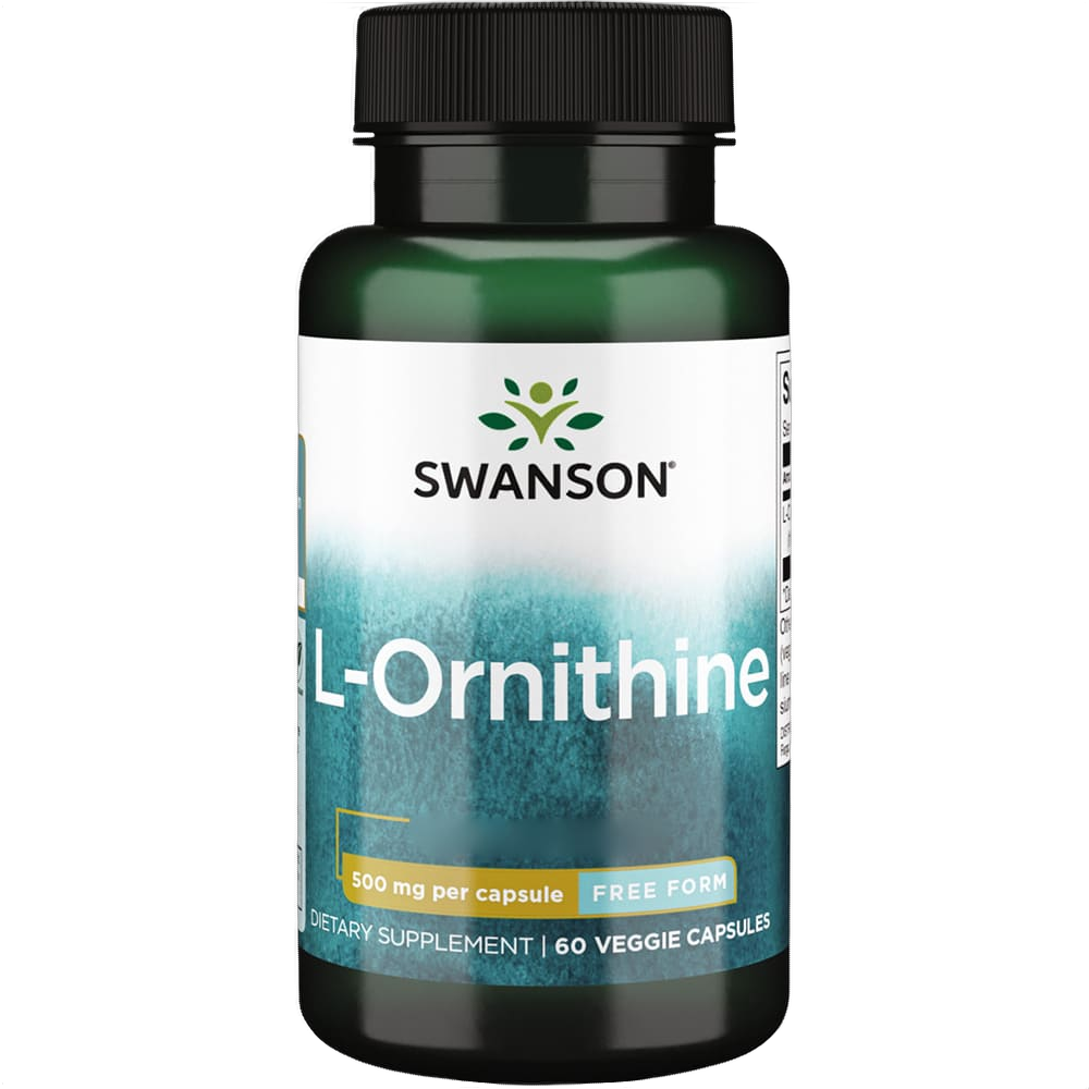L-ornitina, 500 mg