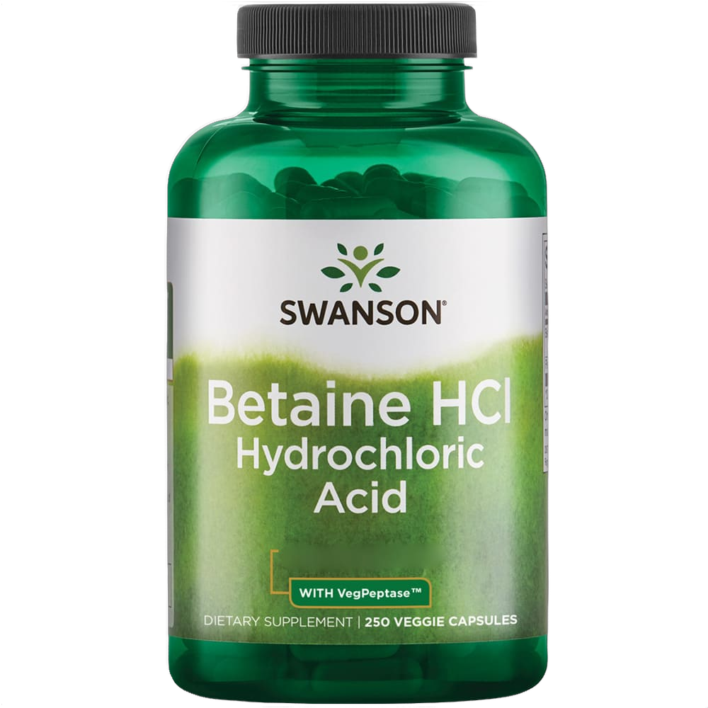 Betaine HCl Hydrochloric Acid with Pepsin