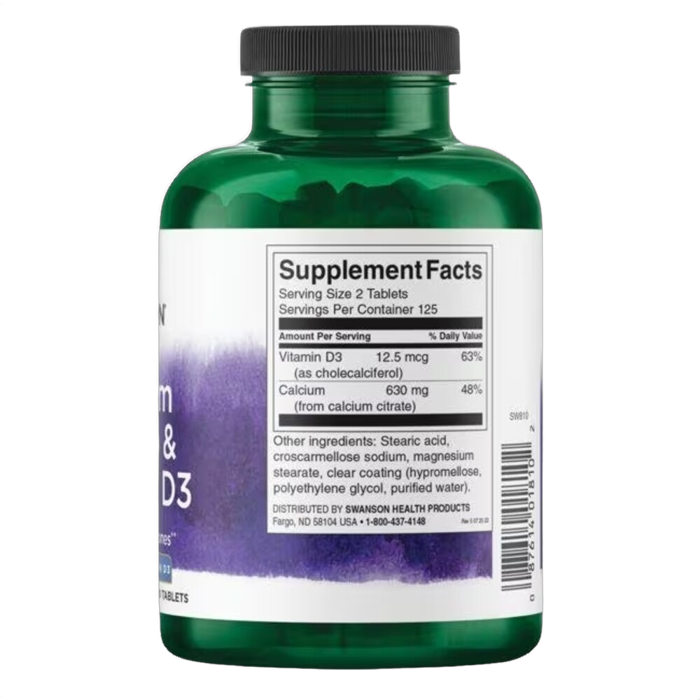 Calcium Citrate & Vitamin D