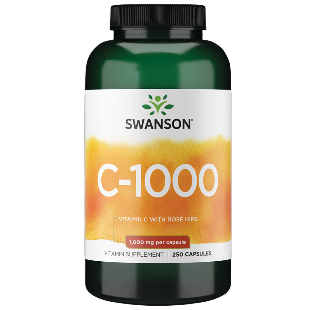 Vitamina C con escaramujo, 1.000 mg