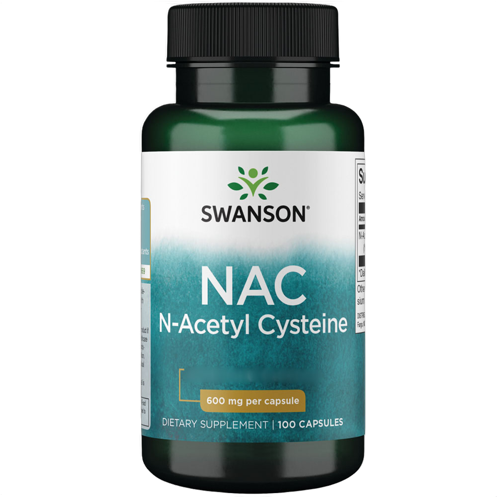N-acetilcisteína, 600 mg