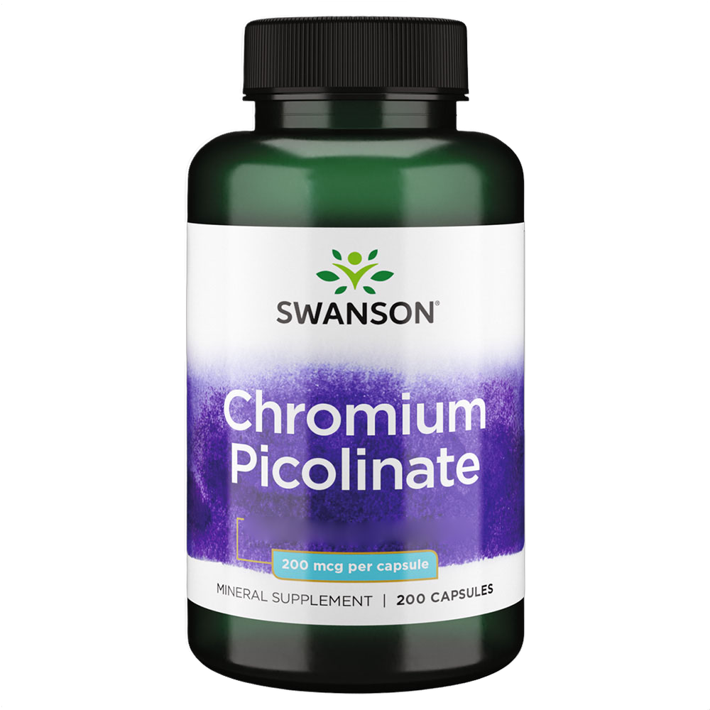 Picolinate de chrome, 200 mcg