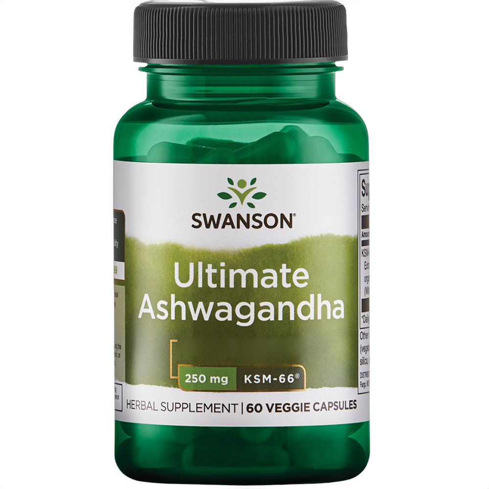 Ultimate, Ashwagandha KSM-66, 250 mg