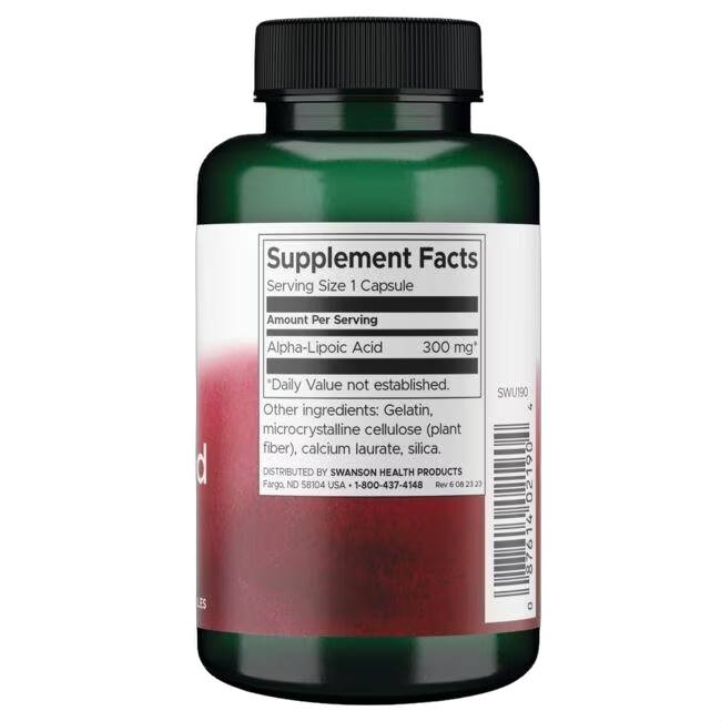 Ultra Alpha Lipoic Acid, 300mg