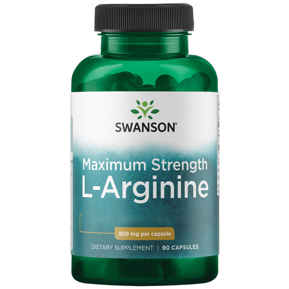 L-arginine à puissance maximale, 850 mg