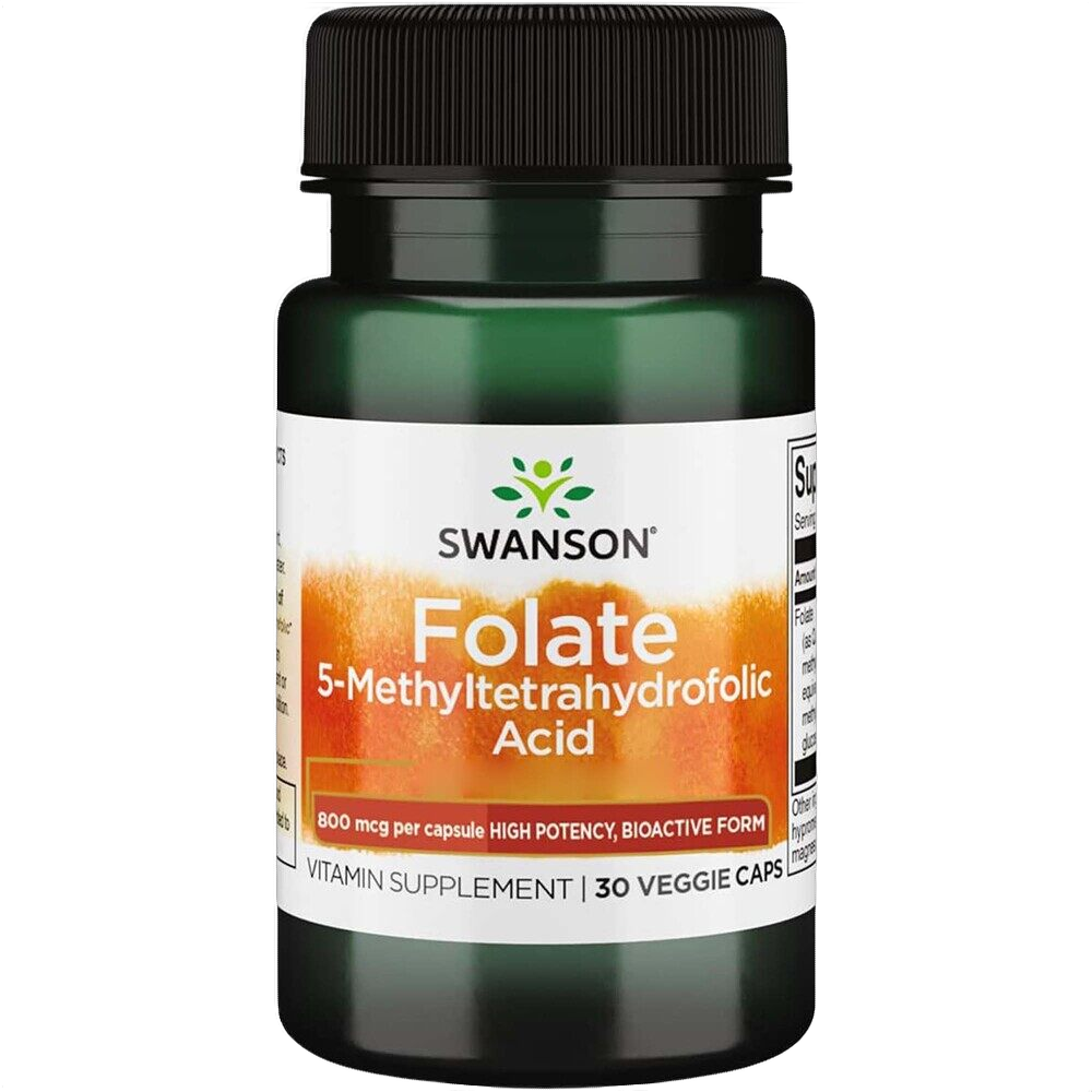 Folic acid 5-méthyltétrahydrofolique, 800 mg (1 360 mg DFE)