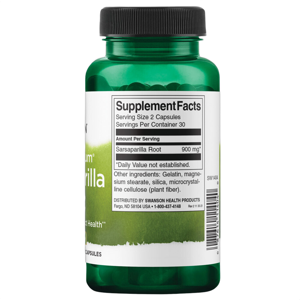 Sarsaparilla Root, 450mg