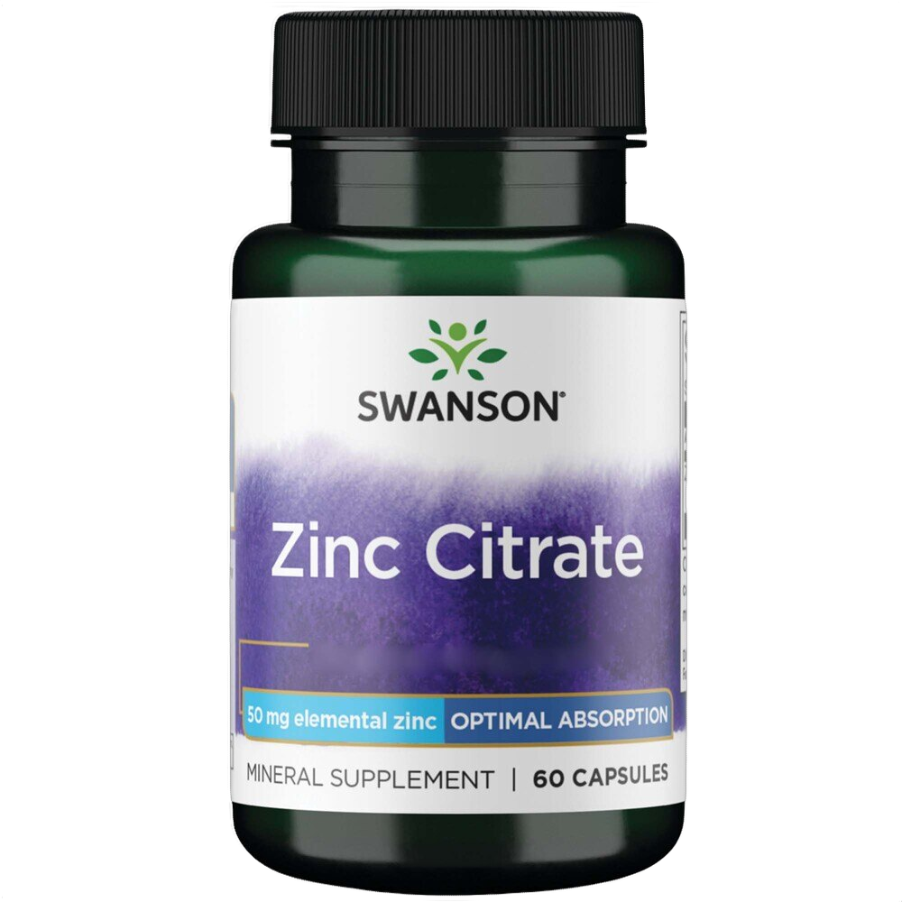 Citrate de zinc, 50 mg