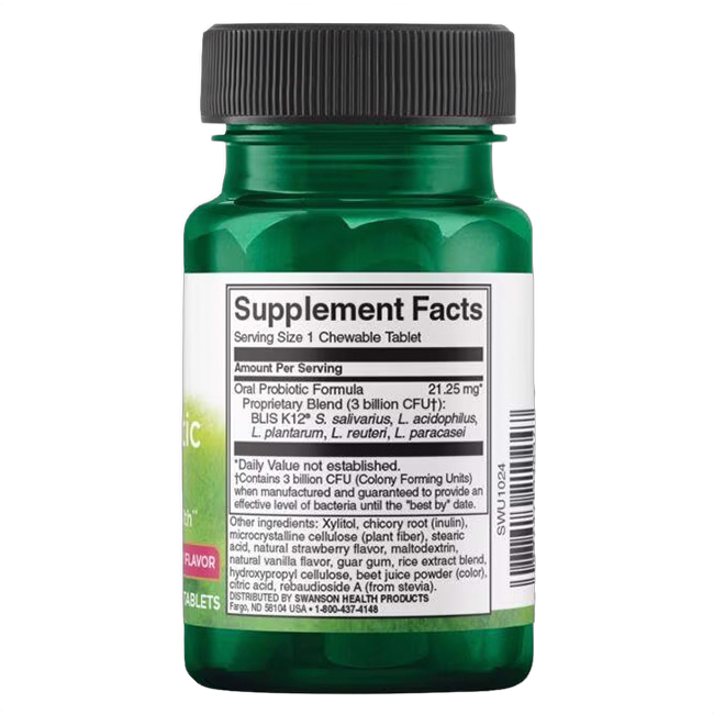 Formula probiotica orale, 3 miliardi di CFU, gusto fragola